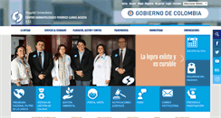 Desktop Screenshot of dermatologia.gov.co