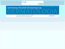 Tablet Screenshot of dermatologia.waw.pl